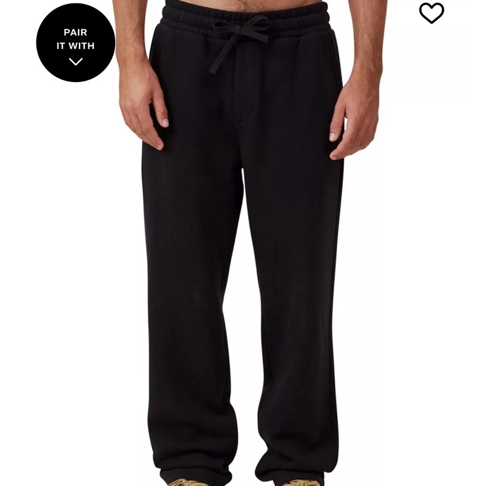 Cotton On Men's Classic Black Joggers